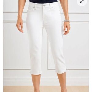 Talbots White Capri Pants